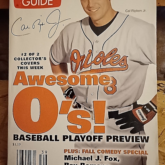 Cal Ripken  feature on TV Guide - Picture 1 of 2